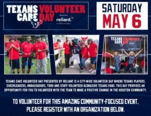 Houston Texans Volunteer Day