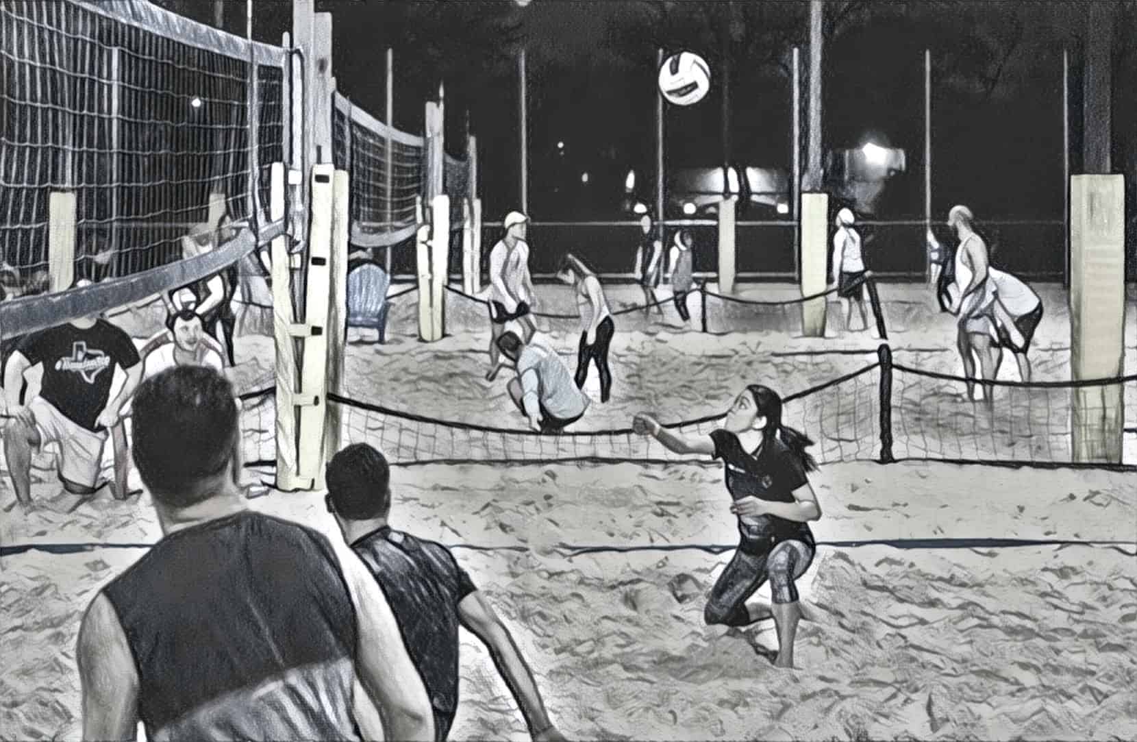 Sand Volleyball Social Pic
