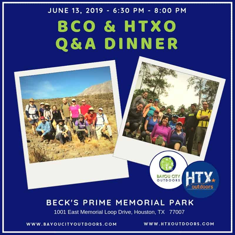 BCO & HTXO Q&A Dinner - June 13 - 2019