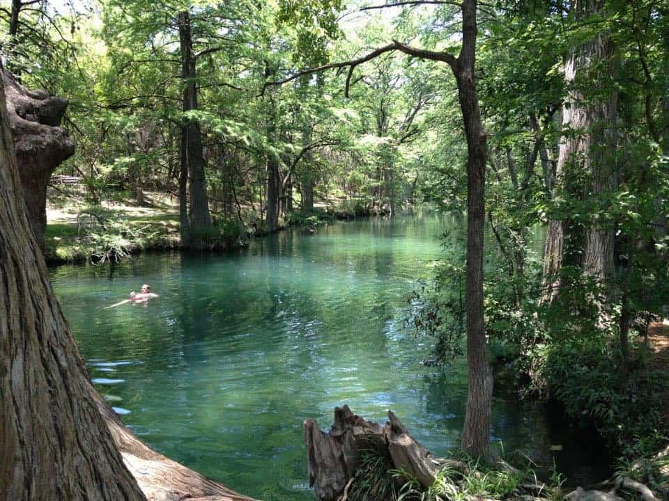 Hike and swim in the Hill Country