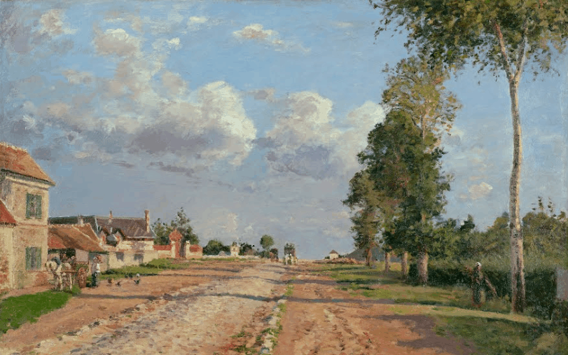 Route de Versailles, Rocquencourt
Camille Pissarro 1871
