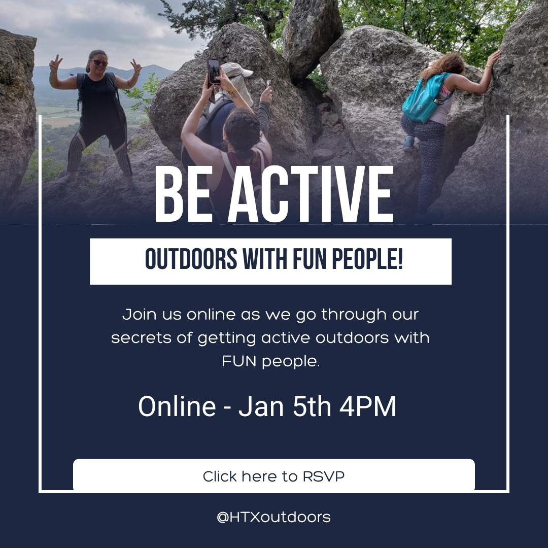 HTXO 3 Secrets to Be Active Outdoors with FUN adults Webinar