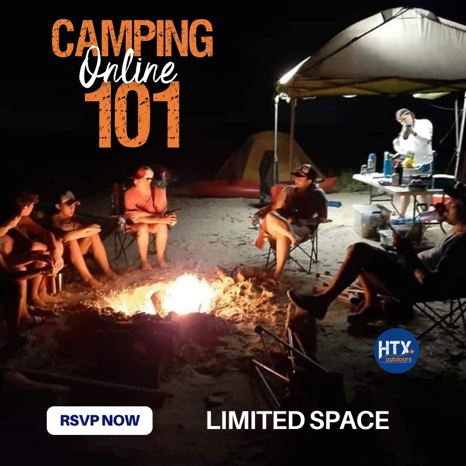 HTXO Camping 101 online webinar