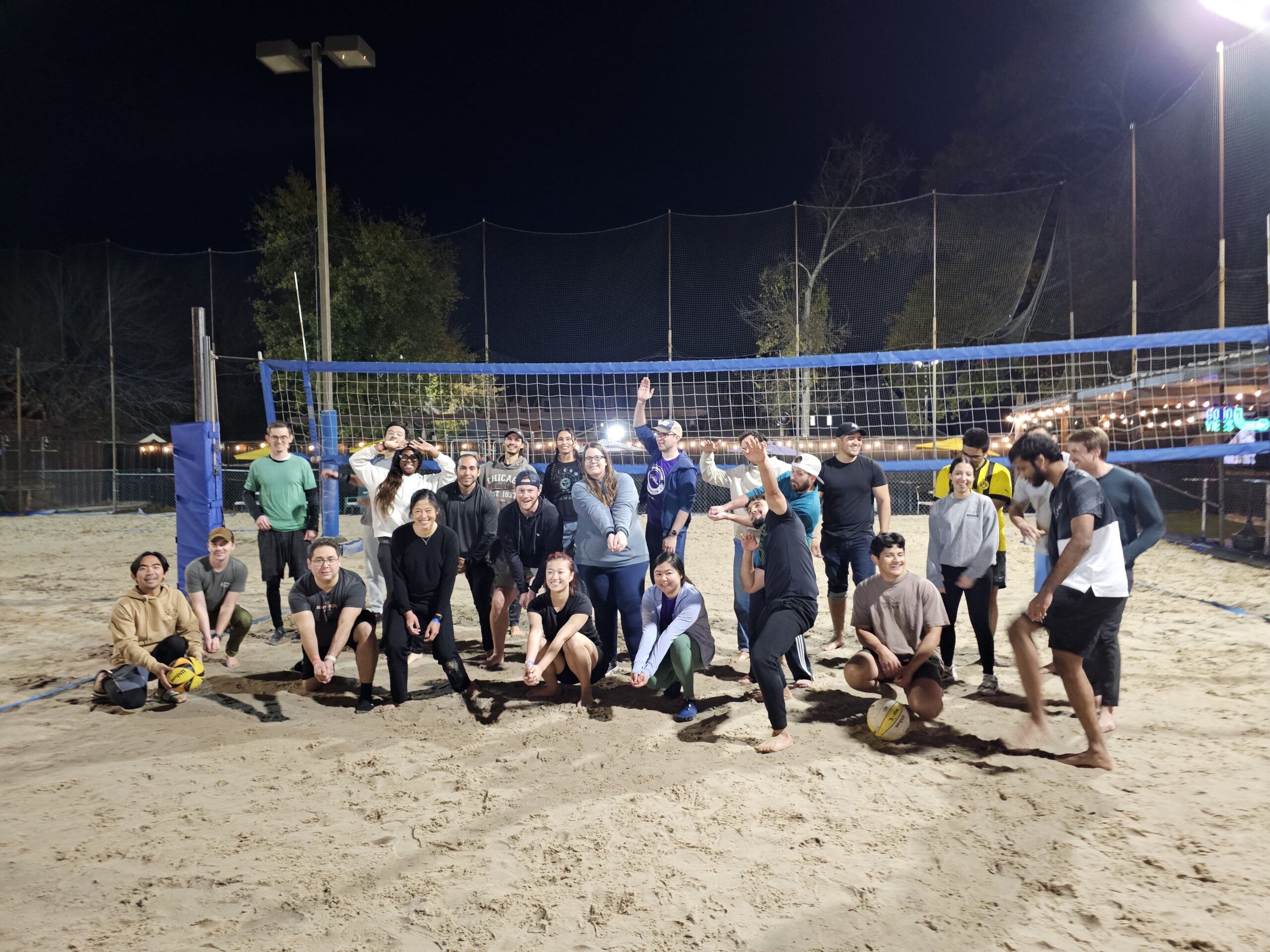 sand volleyball at Crowbar