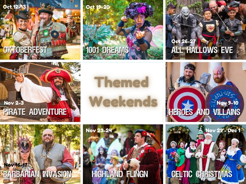 2024-RenFest Themed Weekends