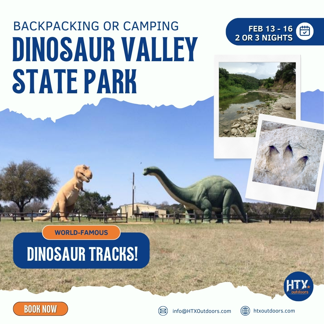 Backpacking or Camping Dinosaur Valley