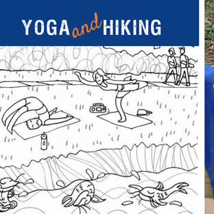 Yoga and hiking